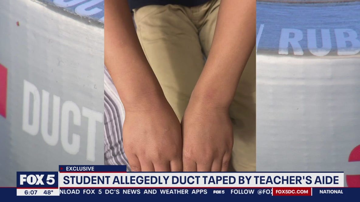 FOX 5 Exclusive: 6-year-old's hands duct taped by teacher's aide at charter school